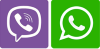 Мобильный телефон and Whatsapp and Viber